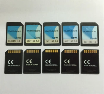 

10pcs/lot 7pin MMC card Memory card MultiMedia card 128MB MultiMediaCard Small capacity memory card QD old camera phone printer