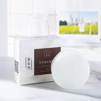 

2020 pin up goat milk soap Natural Silk Foam Best Wash Bath Oil Control Remove Mites & Blackheads & Pimple & Acne