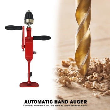 

0.8-10mm Woodworking Hand Crank Tapping Machine Hand Drill Aluminum Wood Drilling Tool Students Ability Experiments Tool