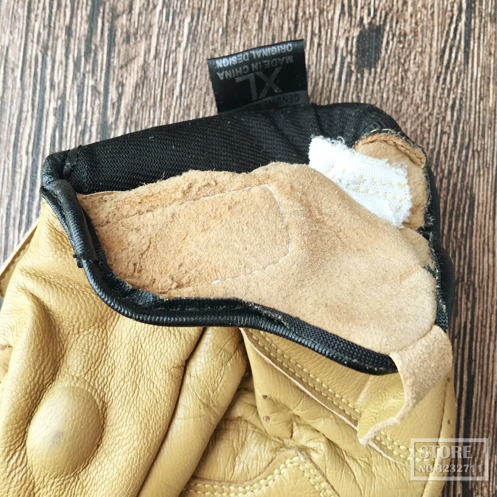 Винтажный из натуральной кожи moto rcycle перчатки с сенсорным экраном guantes мото-перчатки электрический велосипед Защитное снаряжение для мотопробега гоночные перчатки