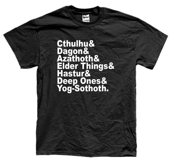 

HP LOVECRAFT CTHULHU mythos t-shirt short sleeve many colors unisex kiss me More Size and Colors-A876