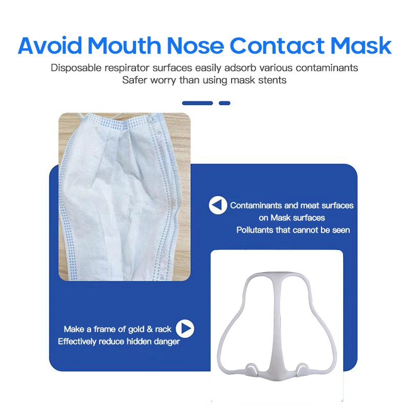 1/5/10PCS 3D Mouth Mask Support Disposable Inner Bracket Breathing Assist Pad Holder Breathable Valve | Дом и сад