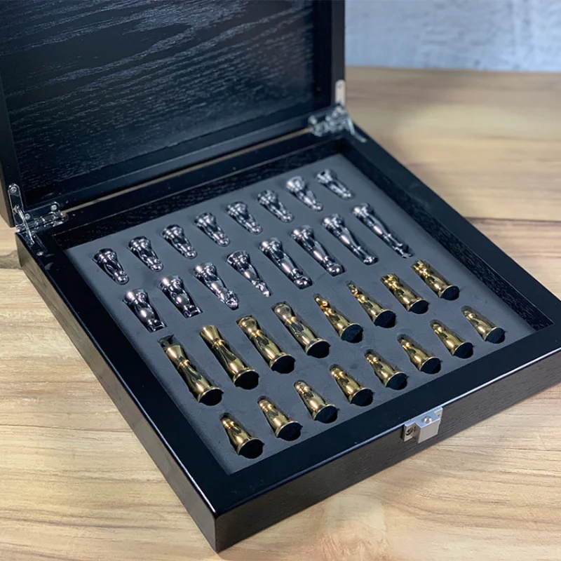 気軽にお買い物 高品質の無垢材のチェス 金属製のチェス盤 テクスチャとプレゼント 百貨店などの販売代理店から仕入れ Solicitacao Com Br