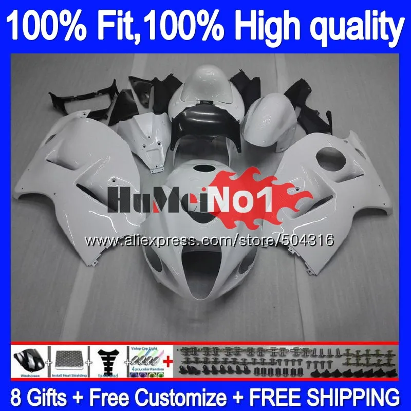 Инъекции для SUZUKI GSXR 1300 Hayabusa 2008 2013 30MC. 164 GSXR-1300 GSXR1300 08 13, 14, 15, 16 лет белый черный обтекатель - Цвет: No. 1
