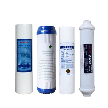 

1&5 Micron PP cotton filter T33 Activated carbon Water Filter Replacement Cartridge Reverse Osmosis 10 Inch PP Cotton Filter