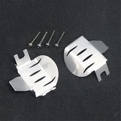 For Axial 1/10 RBX10 Ryft RC Car Modification Kits Stainless Steel Axle Guard Plate Protective Axle Board 
