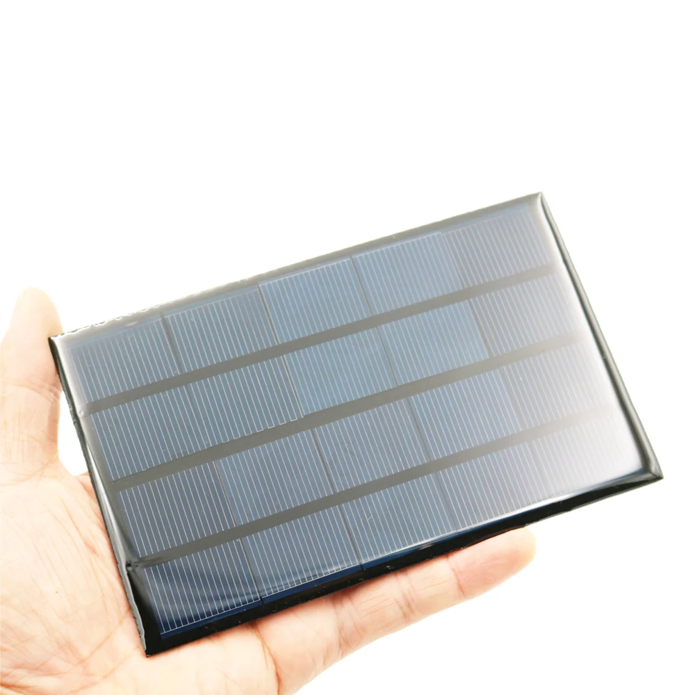 5V2W солнечная панель Стандартный эпоксидный поликристаллический кремний DIY батарея заряд энергии Модуль Мини Солнечная батарея игрушка