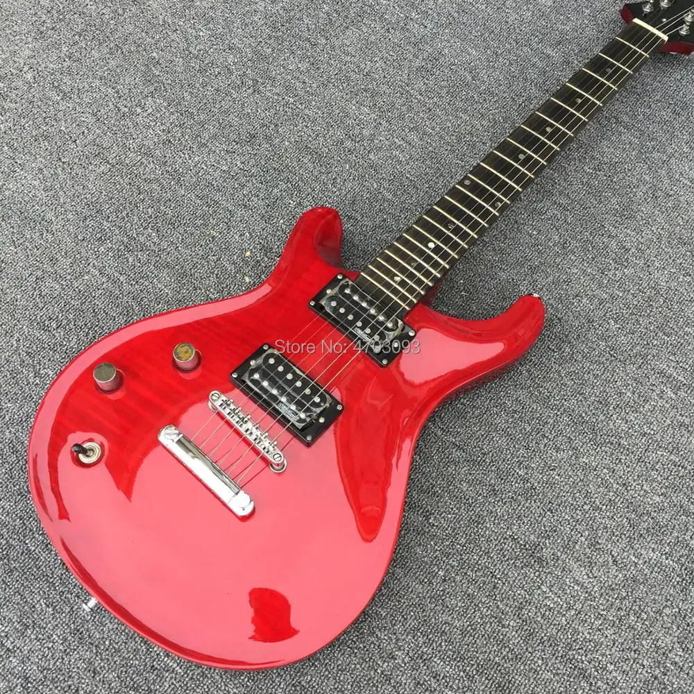 

Custom Guitar,6 Strings Electric Guitar,lefthand model,tiger flamed top,Free Shipping