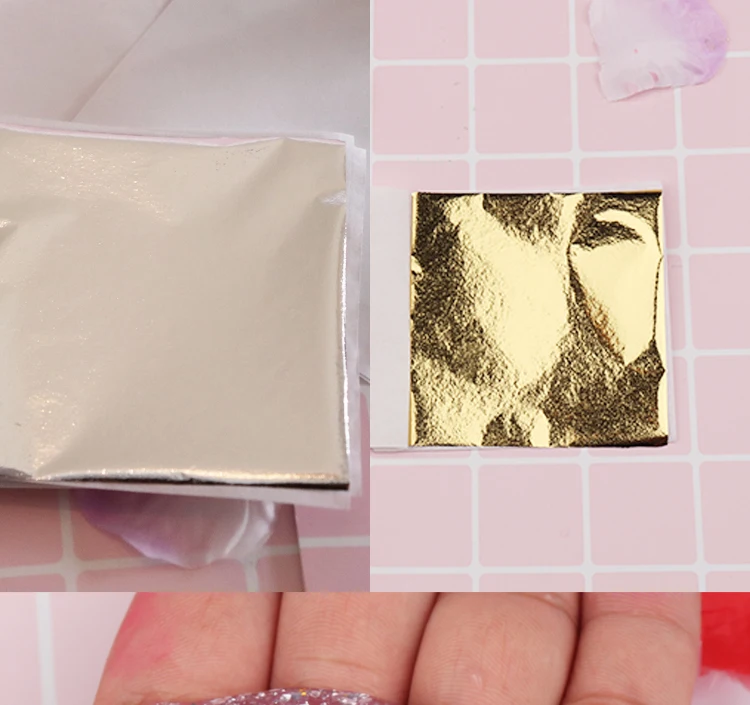 Do cai se ni Slime Fill розовая Золотая фольга серебряная фольга Кристальный Мерцающий Порошок для декоративных предметов для женщин 14 лет или abo