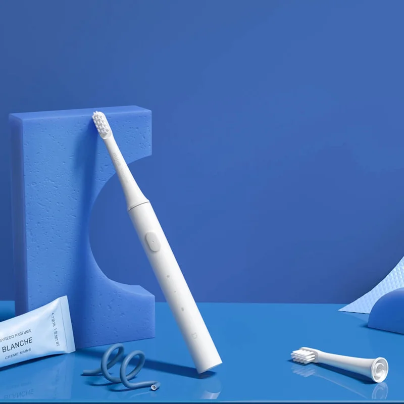 Xiaomi Mijia T100 автоматический интеллектуальный водонепроницаемый светильник звуковая электрическая зубная щетка 46 г портативная перезаряжаемая звуковая зубная щетка