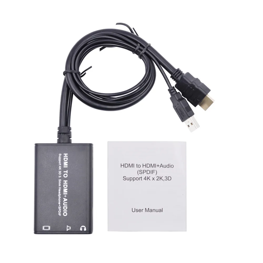 HDMI аудио сплиттер 3D 4 K многофункциональный аудио экстрактор