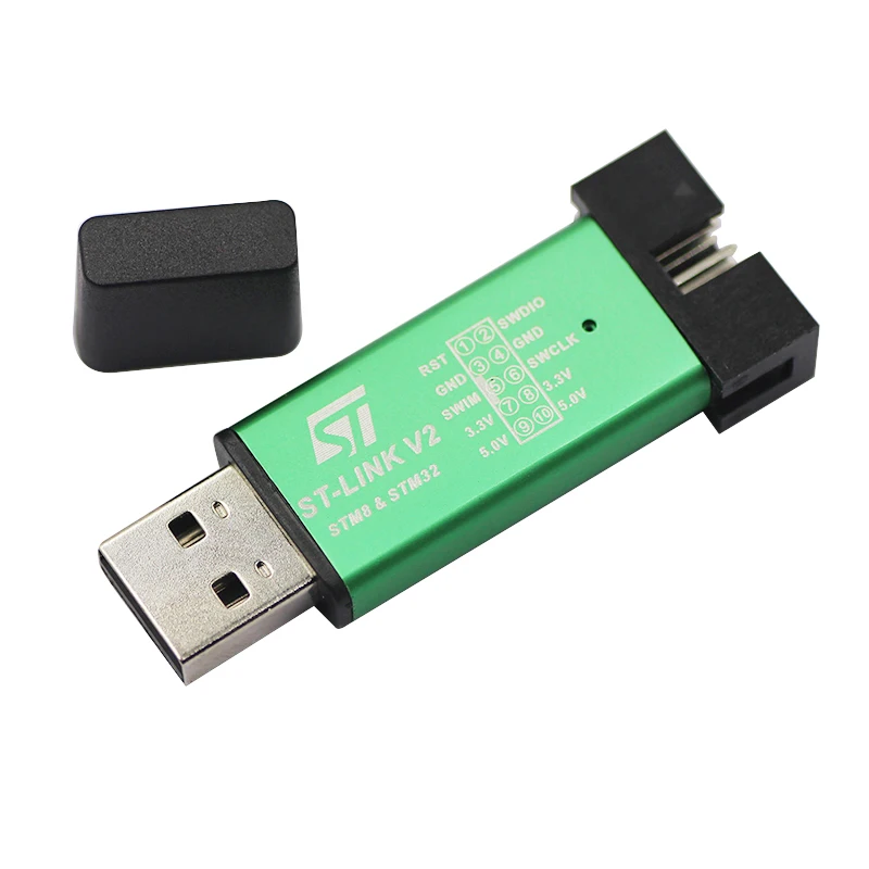 ST LINK Stlink Link V2 Mini STM8 STM32 симулятор скачать программист Программирование с крышкой