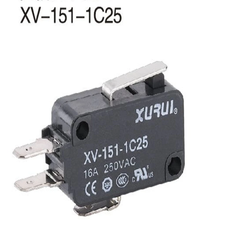 2 шт./лот высокое качество Микропереключатели nomal close type 16A 250В с короткими ручками