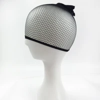 Filet à cheveux en Nylon noir pour femmes, matériaux pour la fabrication de perruques, élastiques extensibles, capuchon en maille, accessoires de doublure de perruque, vente en gros 2