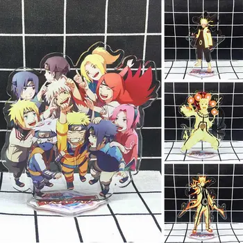 

Anime Naruto Acylic Double Side Display Stand Figure Model Plate Holder Japanese Cartoon Figure Hokage Ninja Collection