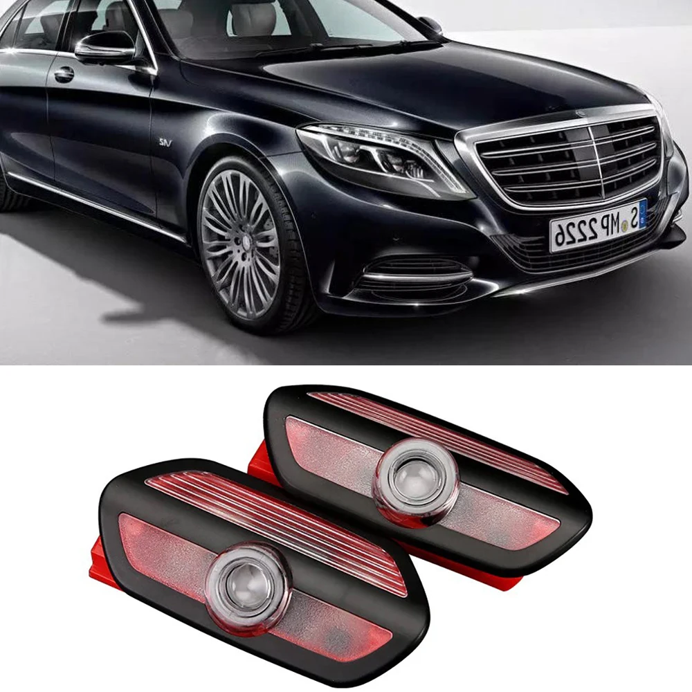 2 шт. Автомобильные светодиодные лампы для дверей Mercedes Benz W222 Mabach S550 S63 AMG S400 S600 |