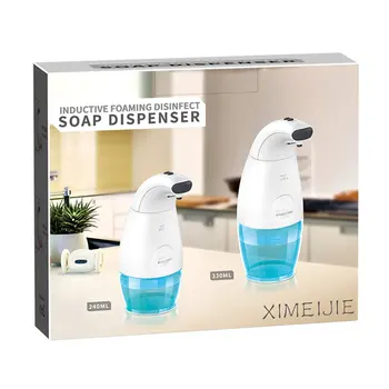 

Fully automatic foam washing intelligent sensor soap dispenser Double gear mode 10 degree nozzle depression angle