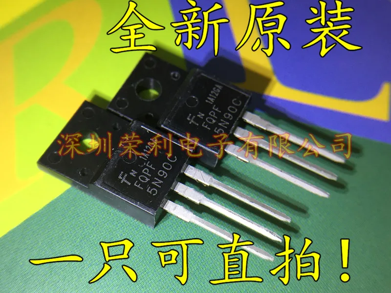 10 шт в упаковке, новая MOS FQPF5N90C 5N90C 5A/900V