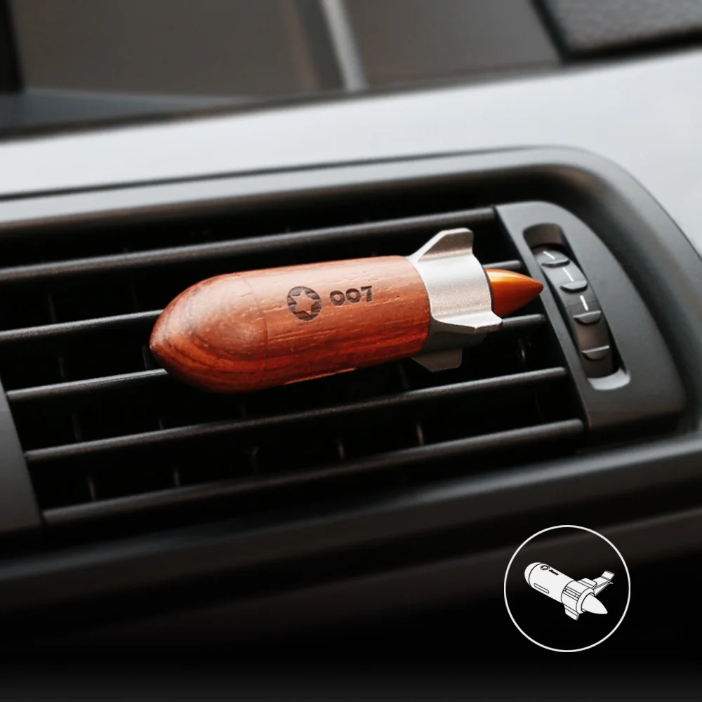 

Cool Bullet Car Air Freshener Original Design Car Perfume Car Fragrance Creative Vent Clip Cute Car Decoration