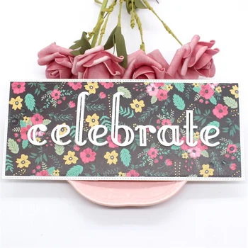 

ZFPARTY Skinny Alphabet Letters Metal Cutting Dies Stencils for DIY Scrapbooking Decorative Embossing DIY Paper Cards
