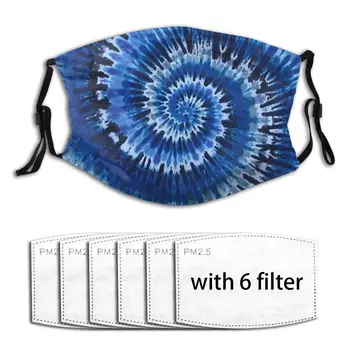 

Anti Haze Windproof Breathable PM2.5 Filter Masks Rainbow Spiral Activated Carbon Filter Antibacterial Dust Proof Face Cover