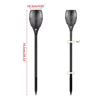 

LED Lamp Waterproof Outdoor LEDs Lawn Flame Flickering Flame Torch Solar powered Light Solar Fire Lights Garden Decoration