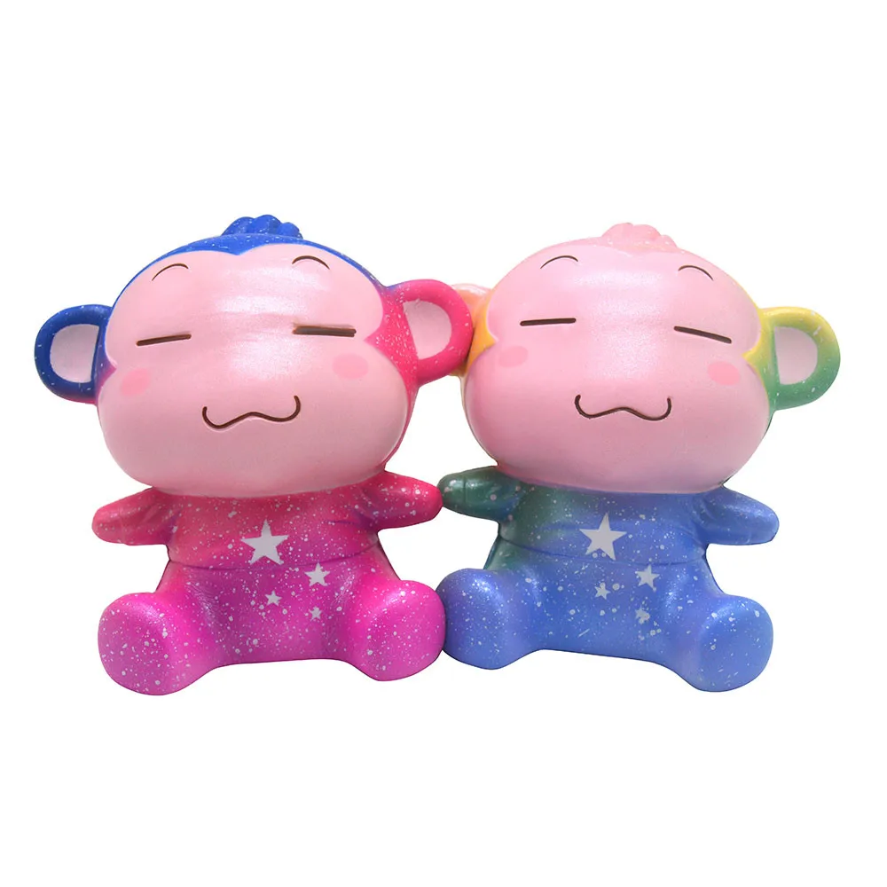 13 см Galaxy озорная обезьяна крем Ароматические Squishies Шарм медленно нарастающее при сжатии игрушка Спиннер Антистресс игрушка для снятия стресса в Единорог casse tete