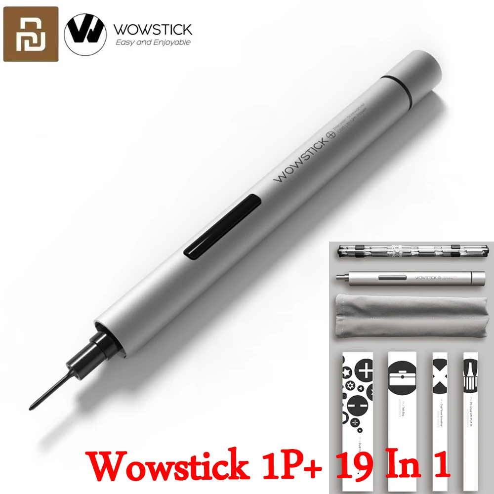 Электрический шуруповерт Youpin Wowstick 1P + 19 в 1 корпус Alu mi nium инструменты для