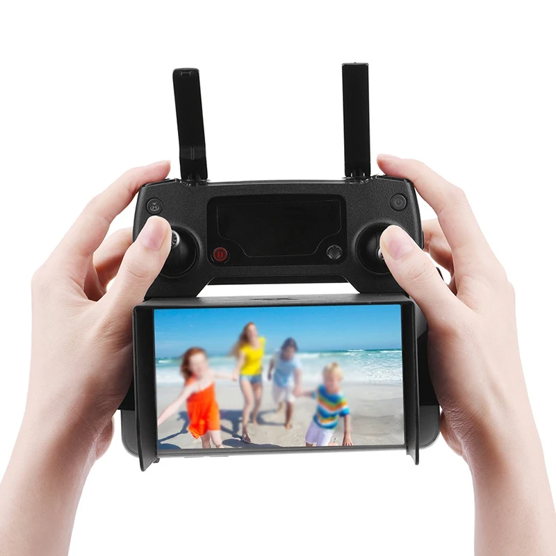Легкий и тонкий солнцезащитный чехол для DJI Mavic Pro/Spark Phantom3/4 Inspire 2/1 Drone поддерживает 5,5-дюймовый смартфон