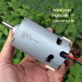 

strong magnetic DC220V mute high torque 9-character head spindle motor with compensation carbon brush miniature