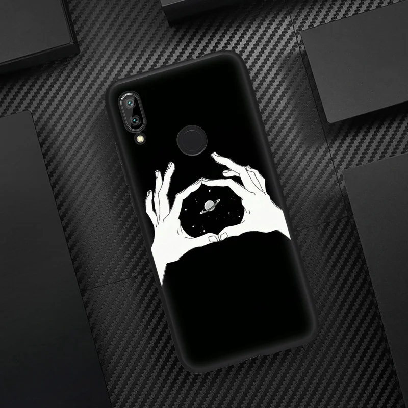 Чехол с рисунком эскиза для Redmi K20 Pro, полное покрытие, мягкий чехол из ТПУ для Redmi Note 7, задняя крышка для Xiaomi K 20 - Цвет: BK100121