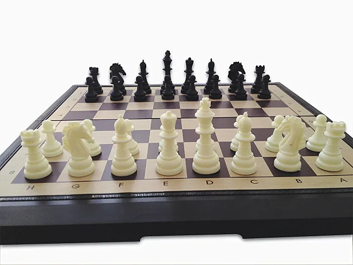 Высококлассная Магнитная игра, шахматы, складные шахматы, классические головоломки, шахматы 27 см X 30 см X 1 см, шахматный набор