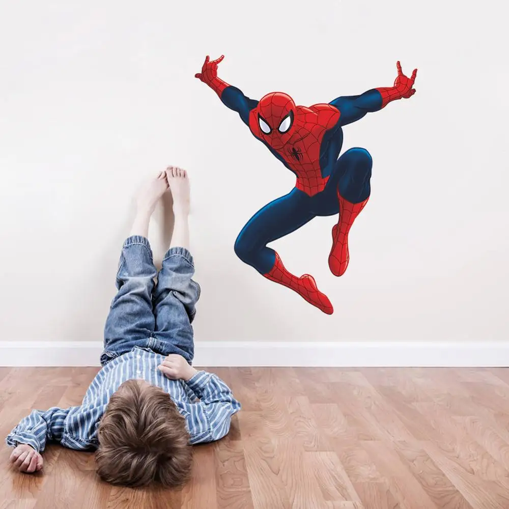 Marvel Spider-Man wall stickers Height Growth Chart 