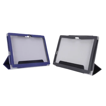 

2x OCUBE for Teclast M30 10.1Inch Case, Stand Protector, Tablet Stand Flip Leather Case - Blue & Black & Gray