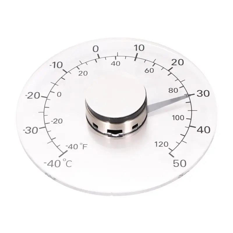 Термометр прозрачный наружный термометр для окон часы Метеорологический
