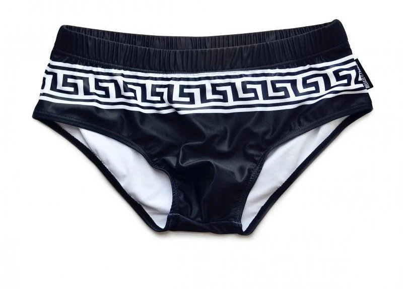 Hot New Men Swimwear Men Classical Swimming Trunks Men Beach Swimsuit Sunga Sexy Pool Swim Briefs Surfing Bathing Suits 896 - Цвет: black