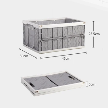 

Auto Car Foldable Storage Box Car Organizer Multi-function Plastic Debris Storage Box Organizer MYDING