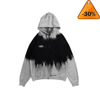 

Tie Dyed Vintage Style Hoodie Sweatshirt Mens Hip Hop Harajuku Pullover Hoodies Streetwear Casual Fashion Clothes Hipster Tops