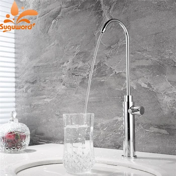 

Chrome Purified Kitchen Sink Faucet Purified Water Hot and Cold Mixer dual handle crane tap