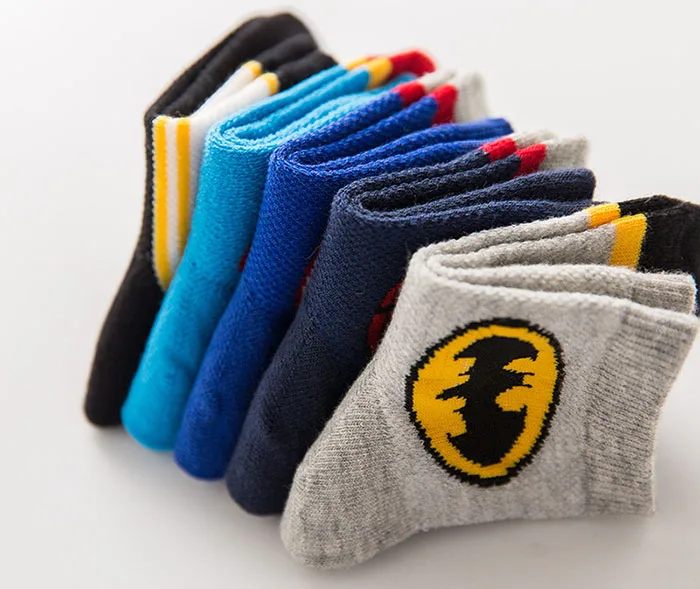 5 пара/лот, носки для новорожденных от 2 до 10 лет Детские короткие носки для мальчиков и девочек, детские хлопковые носки унисекс