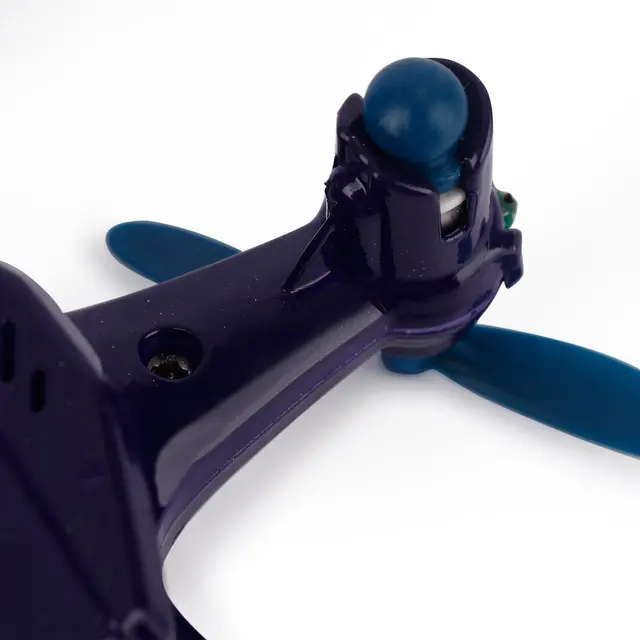 Mini quadrirotor bleu Compact, 2.4 GHz, gyroscope 6 axes, 4 canaux, design exquis, Durable – Image 5