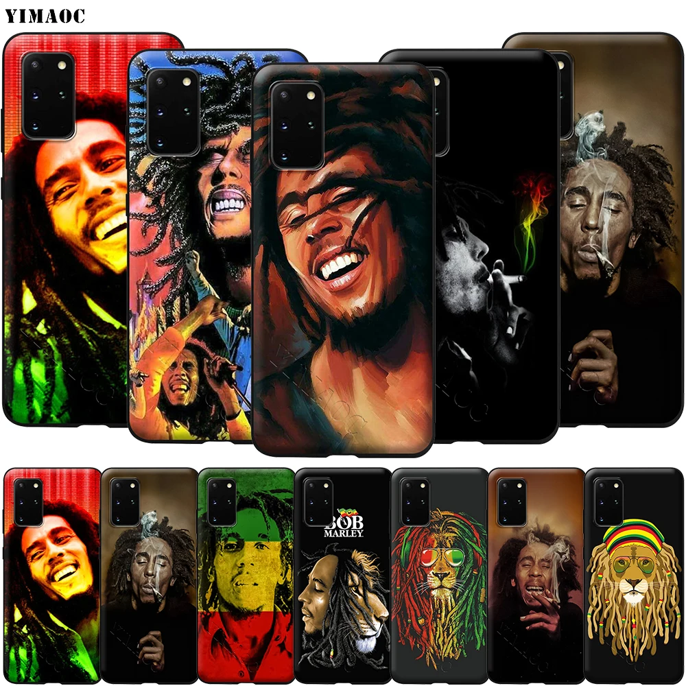 Мягкий силиконовый чехол YIMAOC Bob Marley для Samsung Galaxy S6 S7 S10e Edge S8 S9 Plus A3 A5 A6 A7 A8 A9 J6 Note 8 9
