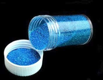 1pc Blue 0,1 мм мигающий тонкий голографический блестящий для ногтей круглые Блестки для нейл Арта(искусство украшения ногтей) орнамент аксессуары для дизайна ногтей Cafts сахарный блеск для ногтей - Цвет: 1pc Blue