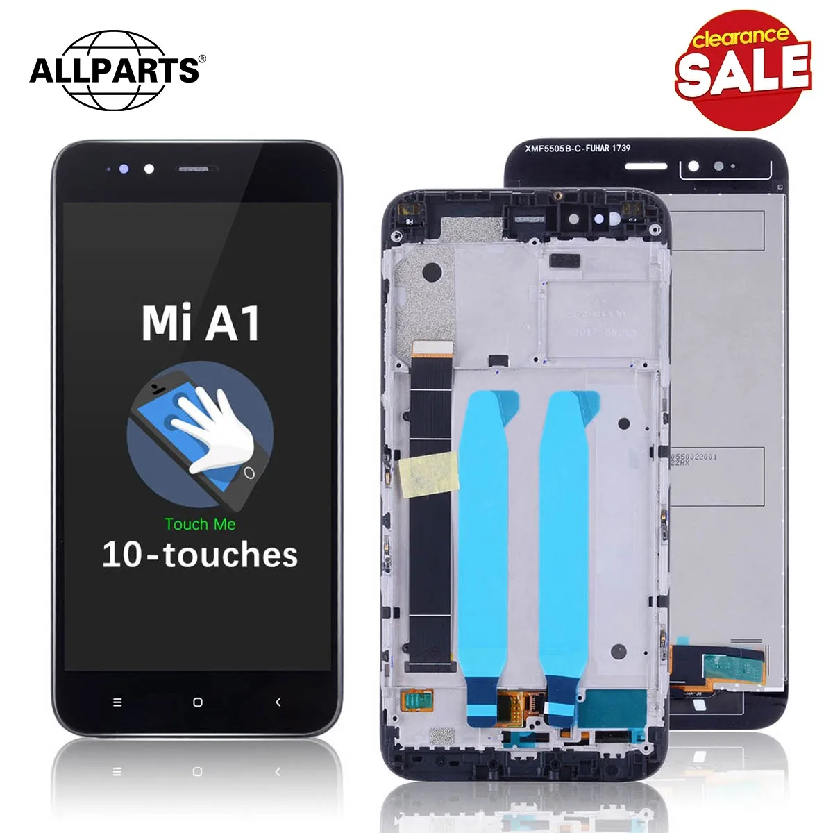 

5.5" Original Display For Xiaomi Mi A1 LCD Touch Screen with Frame Replacement For Xiaomi Mi A1 Display MiA1 Mi 5X Mi5X