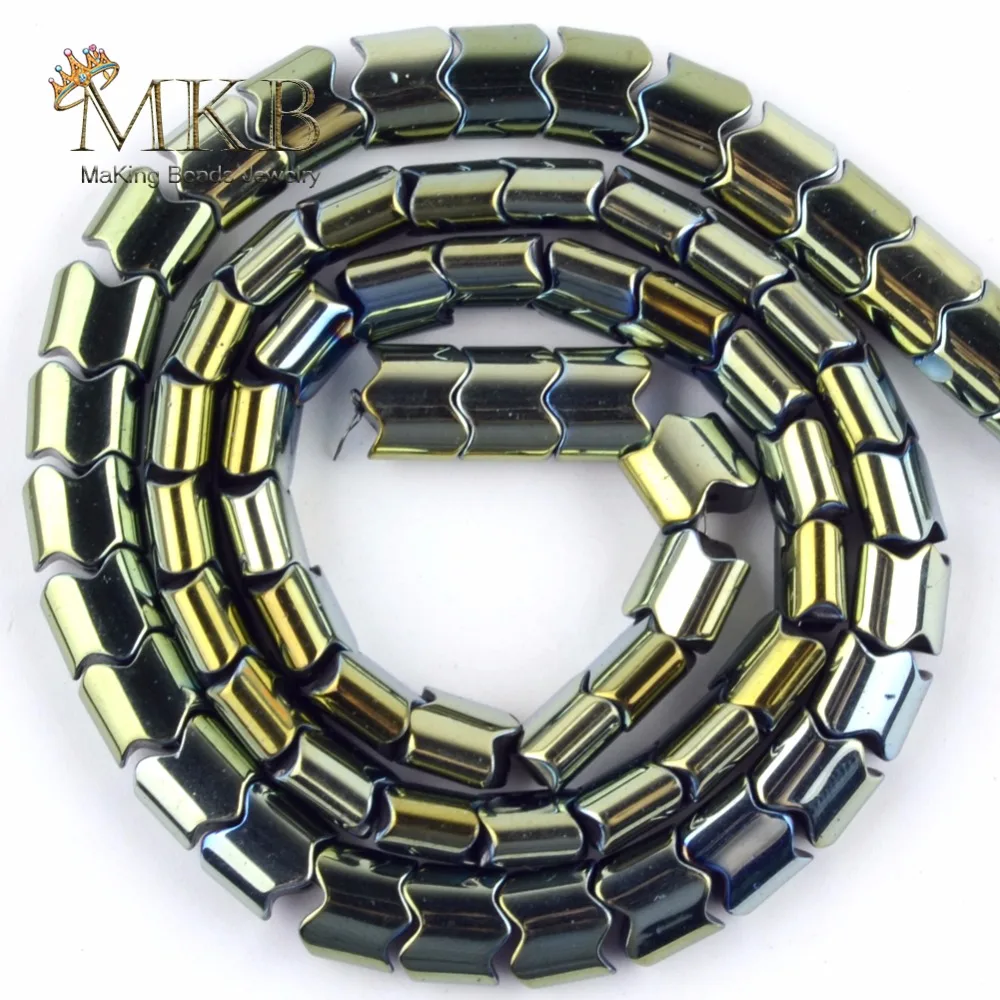 s0863 波浪型绿色黑胆石