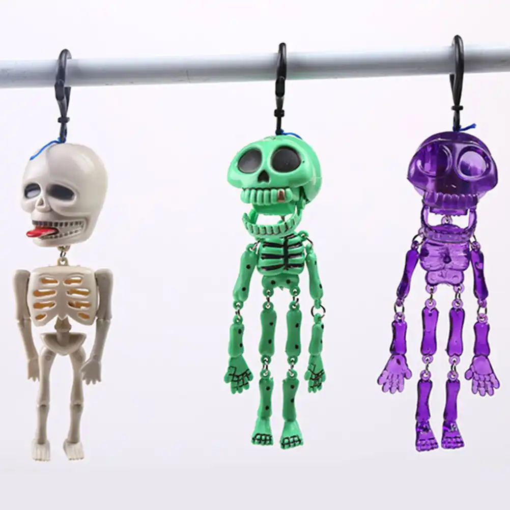 small plastic skeleton toys