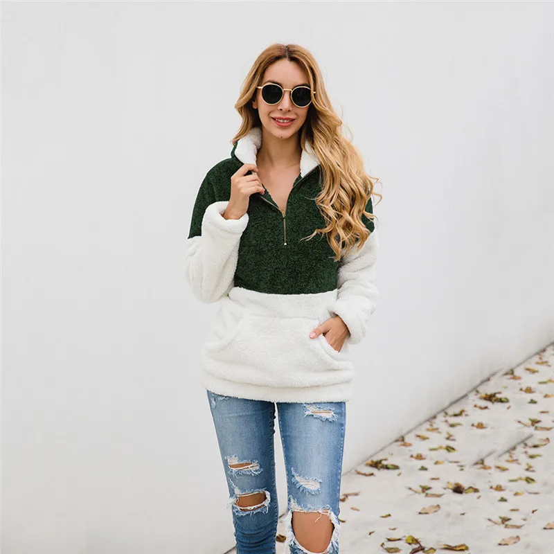 faux fur hoodies women60