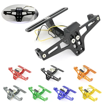 

For Honda Suzuki Yamaha Kawasaki Ducati Triumph KTM Motorcycle Rear Tail Tidy Fender Eliminator License Plate Holder Aluminum