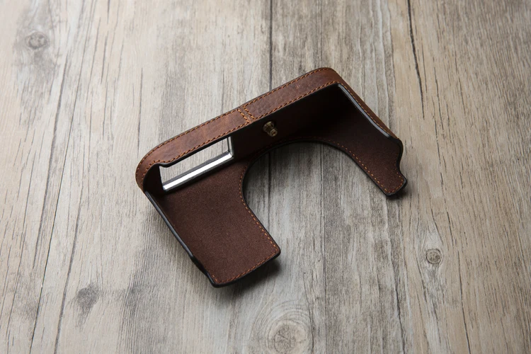 leather camera case