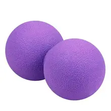 Портативный домашний Массаж Фитнес Двойные Мячи тренировочные мячи